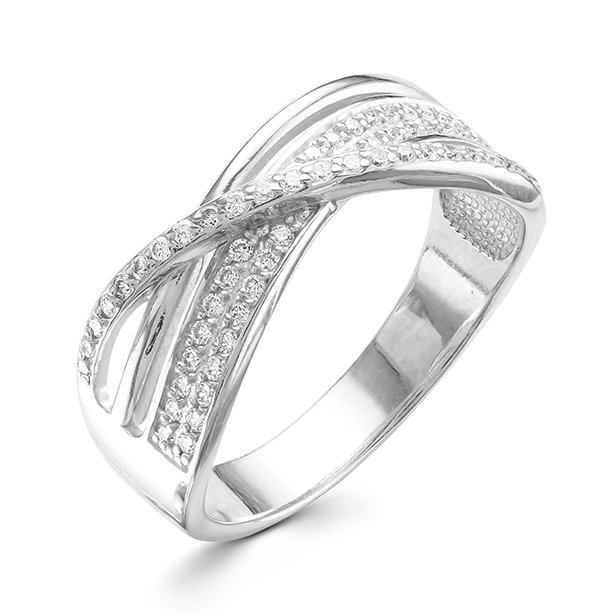 z1-9591 Кольцо с фианитами. Серебро 925. 