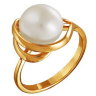 z1-8596 Кольцо с жемчугом. Серебро 925. 