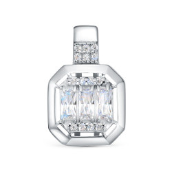z3-11535 Подвеcка с фианитами. Серебро 925.