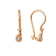 z2-7727d Детские серьги.Золото 585. 