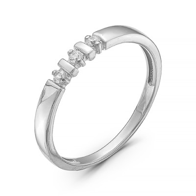 z1-8995 Кольцо обручальное с фианитами. Серебро 925.