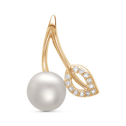 z3-9339 Подвеска с жемчугом. Золото 585.