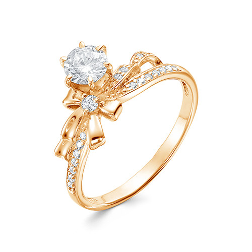 z1-10191 Кольцо с фианитами. Золото 585. 