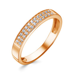 z1-7934 Кольцо с бриллиантовой россыпью. Золото 585.