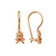 z2-7728d Детские серьги.Золото 585. 