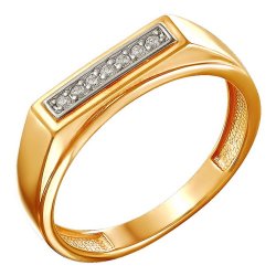 z1-8654 Мужская печатка. Золото 585.