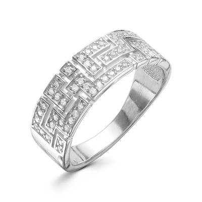 z1-9596 Кольцо с фианитами. Серебро 925.