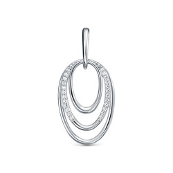 z 3-10172 Подвеска с фианитами. Серебро 925.