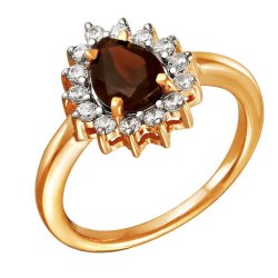 z1-8438 Кольцо с фианитами. Серебро 925.