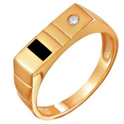 z1-8639 Мужская печатка. Золото 585.