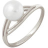 z1-5043 Кольцо с жемчугом. Серебро 925. 