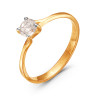 z1-8803 Кольцо с фианитами. Серебро 925. 