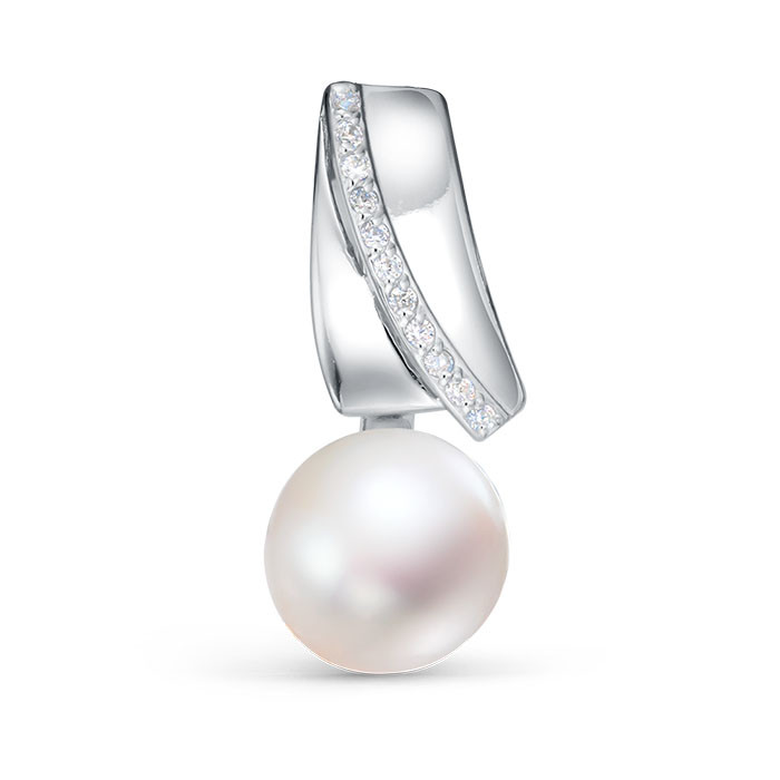 z3-11522 Подвеска с жемчугом. Серебро 925. 