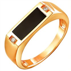 z1-8640 Мужская печатка. Золото 585.