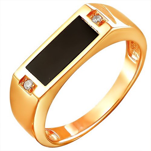 z1-8640 Мужская печатка. Золото 585. 