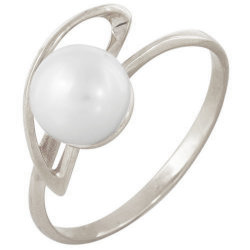 z1-5052 Кольцо с жемчугом. Серебро 925.
