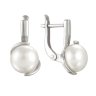 z2-8301 Серьги с жемчугом. Серебро 925. 