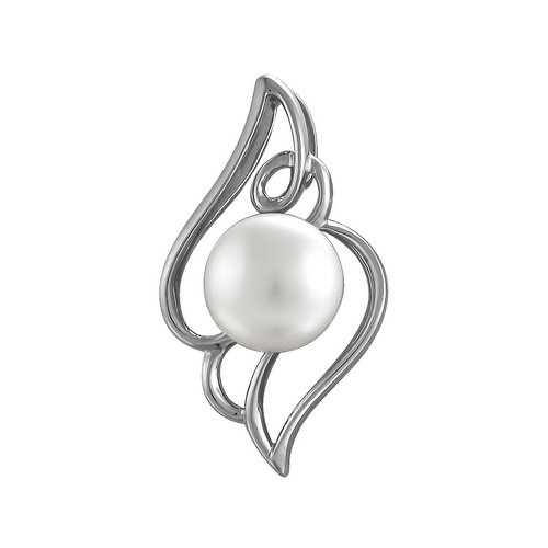 z3-8607 Подвеска с жемчугом. Серебро 925. 