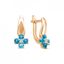 z2-10495 Серьги с жемчугом. Золото 585.