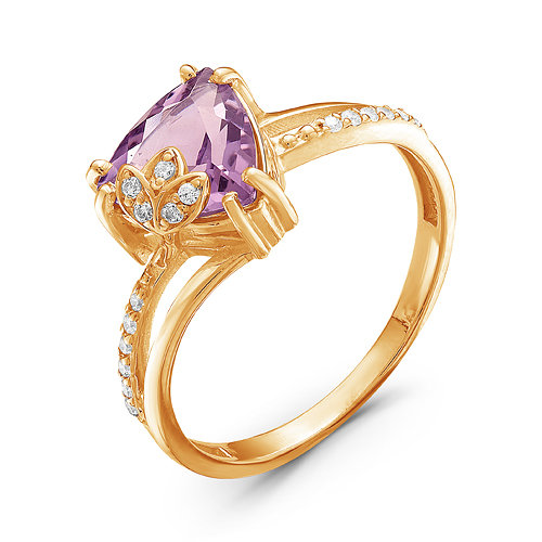 z1-8910 Кольцо с фианитами. Серебро 925. 