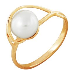 z1-5046 Кольцо с жемчугом. Золото 585.