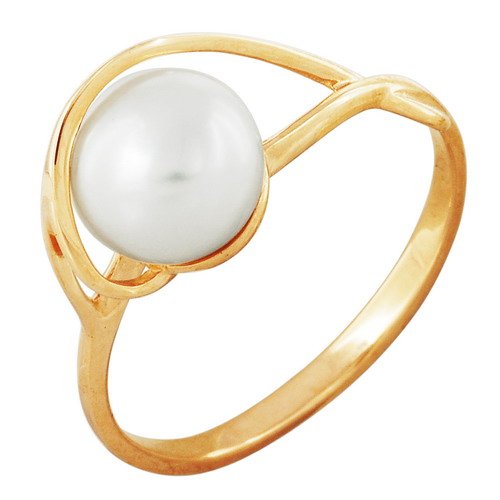 z1-5046 Кольцо с жемчугом. Золото 585. 