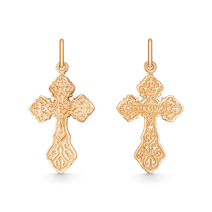 z3-071 Православный крест. Золото 585. 