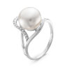 z1-9130 Кольцо с жемчугом. Серебро 925. 