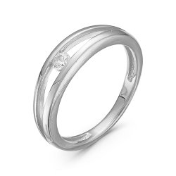 z1-8830 Кольцо с фианитами. Серебро 925.