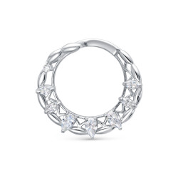 z3-10575 Подвеcка с фианитами. Серебро 925.