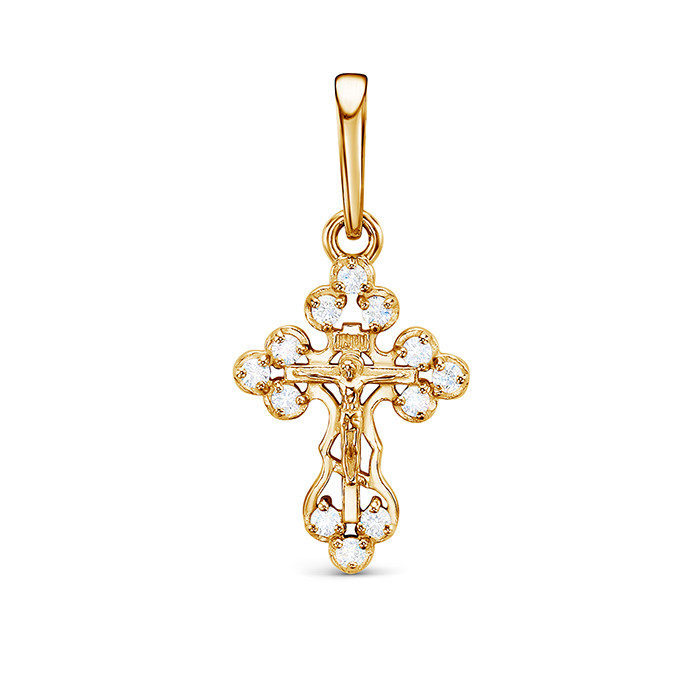 z3-11053 Православный крест. Золото 585. 