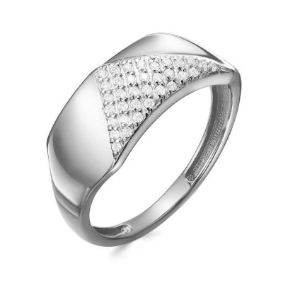 z1-11324 Кольцо с фианитами. Серебро 925.