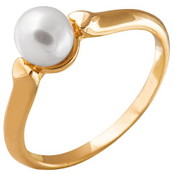 z1-2013 Кольцо с жемчугом. Золото 585.
