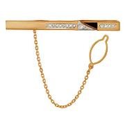 z7-010k Зажим для галстука. Золото 585.