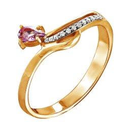 z1-8436 Кольцо с фианитами. Серебро 925.