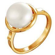 z1-8591 Кольцо с жемчугом. Золото 585.