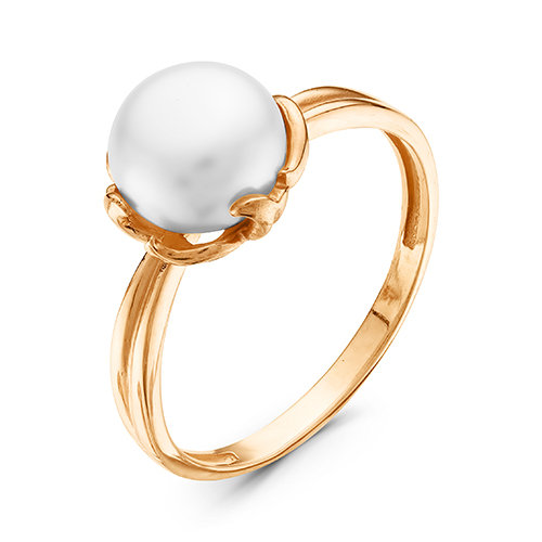 z1-9284 Кольцо с жемчугом. Золото 585. 