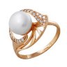 z1-7623 Кольцо с жемчугом. Серебро 925. 