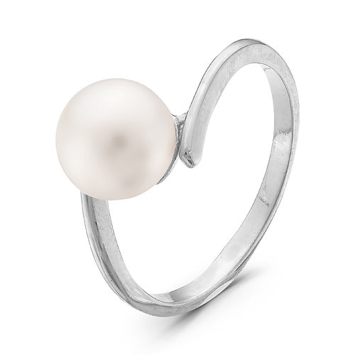 z1-8895 Кольцо с жемчугом. Серебро 925. 