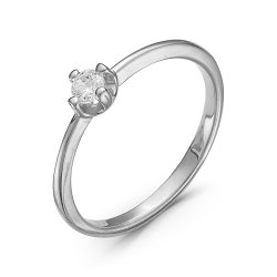 z1-8782 Кольцо с фианитами. Серебро 925.