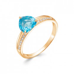 z1-10300 Кольцо с полудрагоценными вставками. Золото 585.