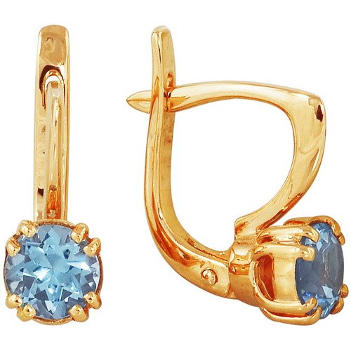 z2-396 Серьги с фианитами. Серебро 925. 