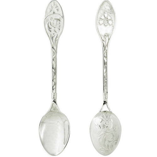 7001 Ложка с мишкой. Серебро 925. 