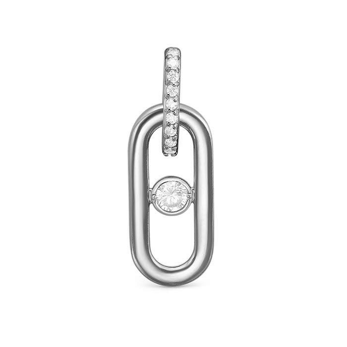 z3-11338 Подвеcка с фианитами. Серебро 925.  