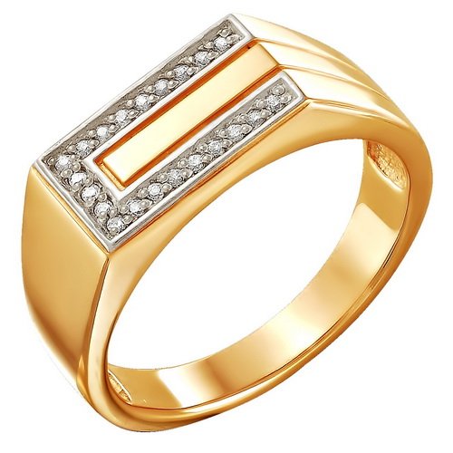 z1-8634 Мужская печатка. Золото 585. 