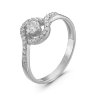 z1-8851 Кольцо с фианитами. Серебро 925. 