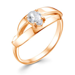 z1-11473 Кольцо с фианитами. Золото 585.