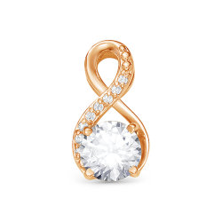 z3-9721 Подвеска с фианитами. Золото 585.