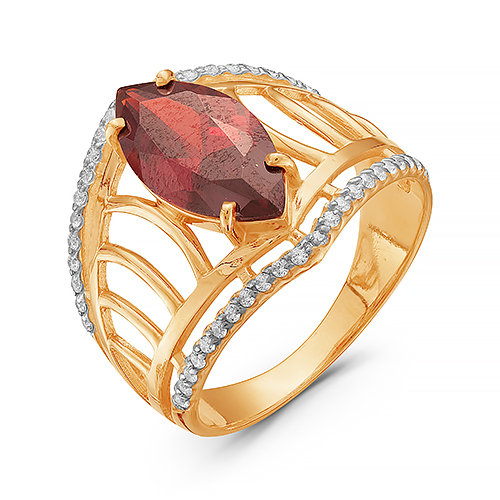 z1-8960 Кольцо с фианитами. Серебро 925. 