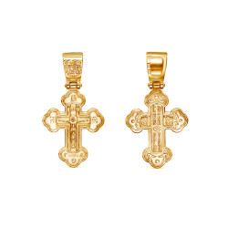 z3-11081 Православный крест. Золото 585.